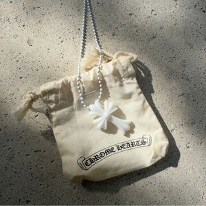 Chrome Hearts White Rubber Necklace